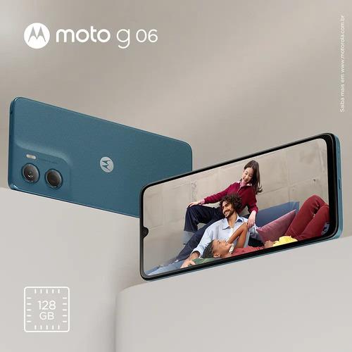 Motorola Moto G06 - 128gb 12gb (4gb Ram + 8gb Ram Boost) E Camera 50mp Com Ai Bateria De 5200 Mah- Azul Marinho 3