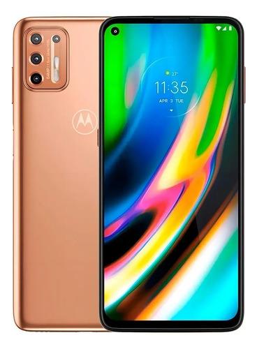 Motorola Moto G9 Plus Ouro-rosê 5