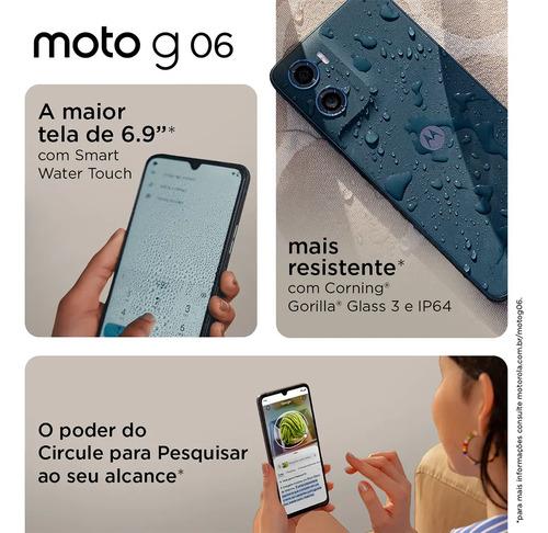 Motorola Moto G06 - 128gb 12gb (4gb Ram + 8gb Ram Boost) E Camera 50mp Com Ai Bateria De 5200 Mah- Azul Marinho 4