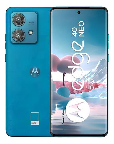 Smartphone Motorola Edge 40 Neo 5g 256gb 8 Ram 50mp Ultra-pixel Ai Camera Ip68 Nfc Caneel Bay