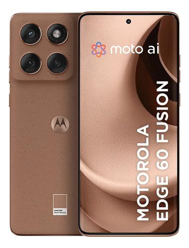 Smartphone Motorola Edge 60 Fusion 5g - 256gb 24gb (8gb Ram+16gb Ram Boost), Tela Quad-curve Moto Ai 50mp Sony Camera Ultrarresistencia Militar Ip68 + Ip69 - Mocha Mousse