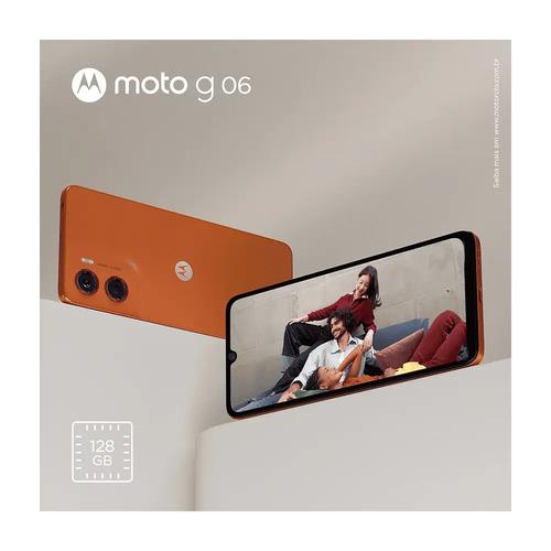 Motorola Moto G06 - 128gb 12gb (4gb Ram + 8gb Ram Boost) E Camera 50mp Com Ai Bateria De 5200 Mah- Laranja 3