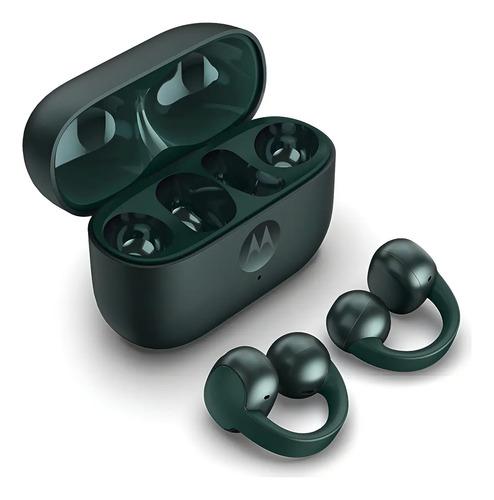 Fone De Ouvido Sem Fio Motorola Moto Buds Loop Bluetooth 5.4 Verde